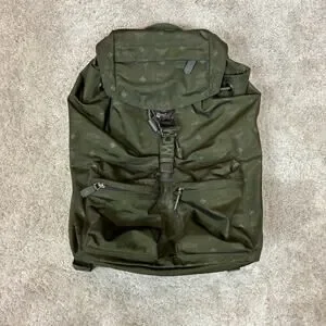MCM | Bags | Mcm Dieter Green Monogram Two Pocket Nylon 